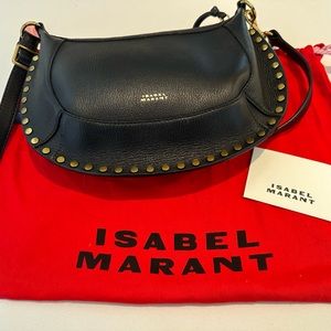 Isabel marant Moon-shaped Studded Bag